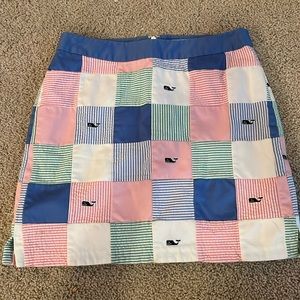 Vineyard Vines Seersucker Patchwork Skirt Size 2